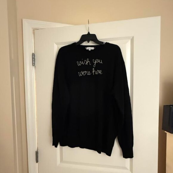 Lingua Franca Sweaters - Lingua Franca Sweater | 100% Cashmere Hand-Embroidered Sweater